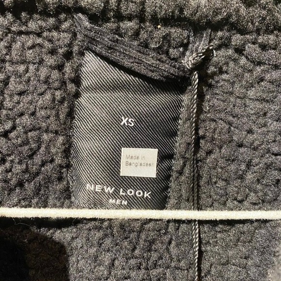 🌸black corduroy sherpa jacket - Picture 4 of 4